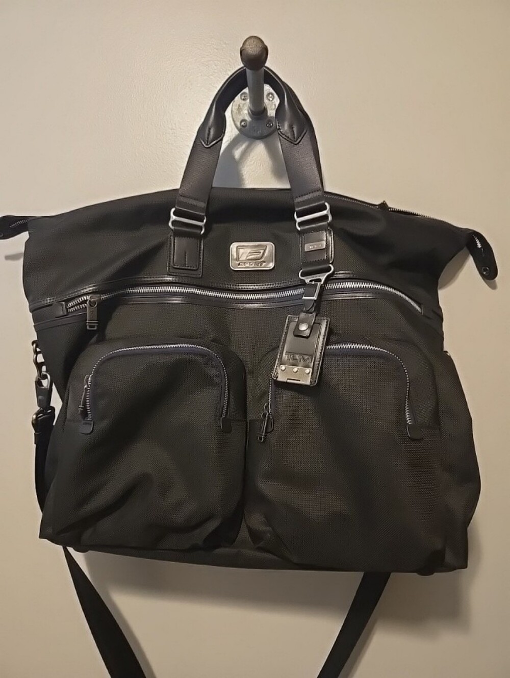 Tumi Kessler Duffle Bag Travel Luggage Black Nylon NWT